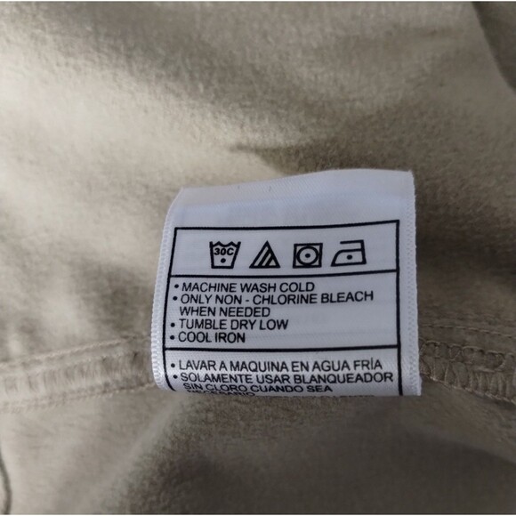 RCG  Cargo Pants Women's 10 Khaki Wide Zip Leg Stretch Utility Chore - Picture 11 of 12